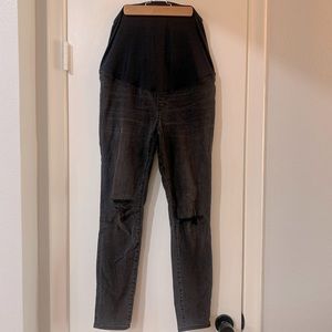 Madewell Over the Belly Maternity Skinny Jeans